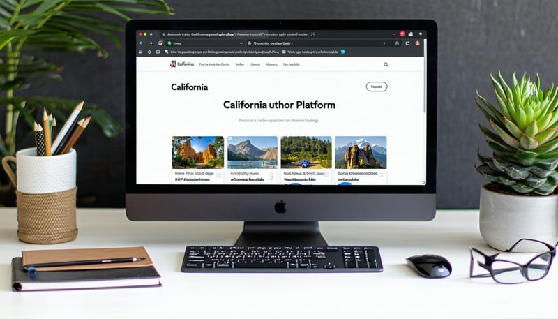 California Author platform sharing digital media and promoting creative works